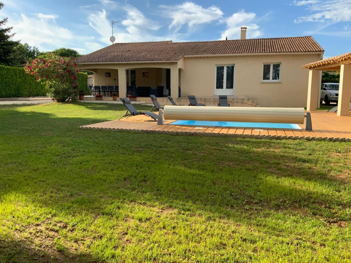 Saint-Laurent-la-Vernède Gite Les Oliviers 10 Pers Piscine Au Calme 4 Etoiles מראה חיצוני תמונה