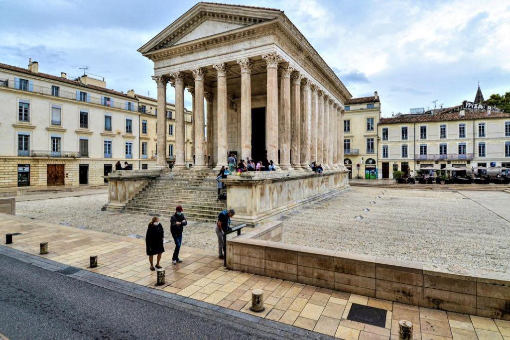Saint-Laurent-la-Vernède Gite Les Oliviers 10 Pers Piscine Au Calme 4 Etoiles מראה חיצוני תמונה